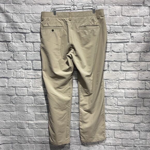 Under Armour Mens Khaki Performance Casual Golf Stretch Pants Sz 38X32‎ (36X31) - Picture 3 of 13